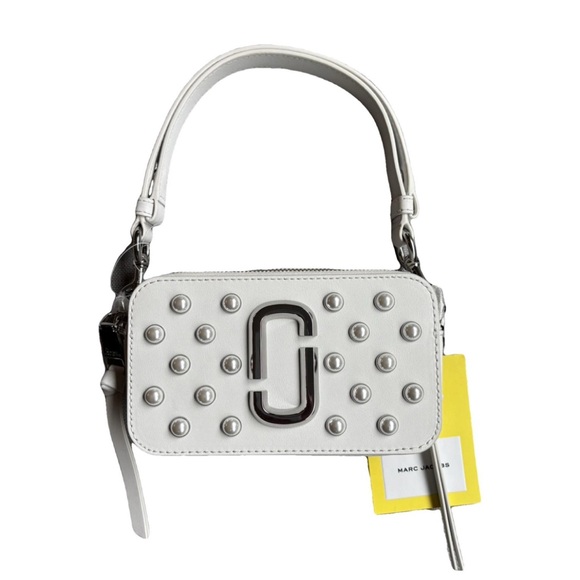 Marc Jacobs Pearl Snapshot Leather Shoulder Bag - Picture 1 of 11